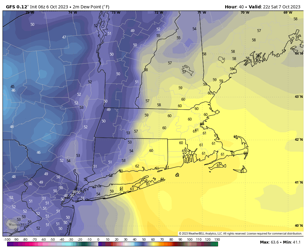 Wet weather closes in on New England Saturday, followed by cooler ...