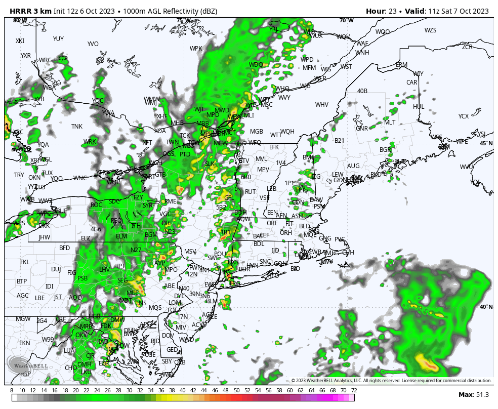 Wet weather closes in on New England Saturday, followed by cooler ...