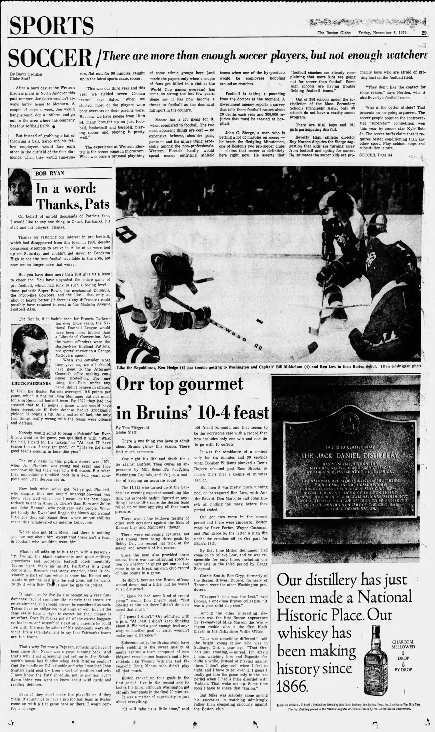Bobby Orr Bruins 1974