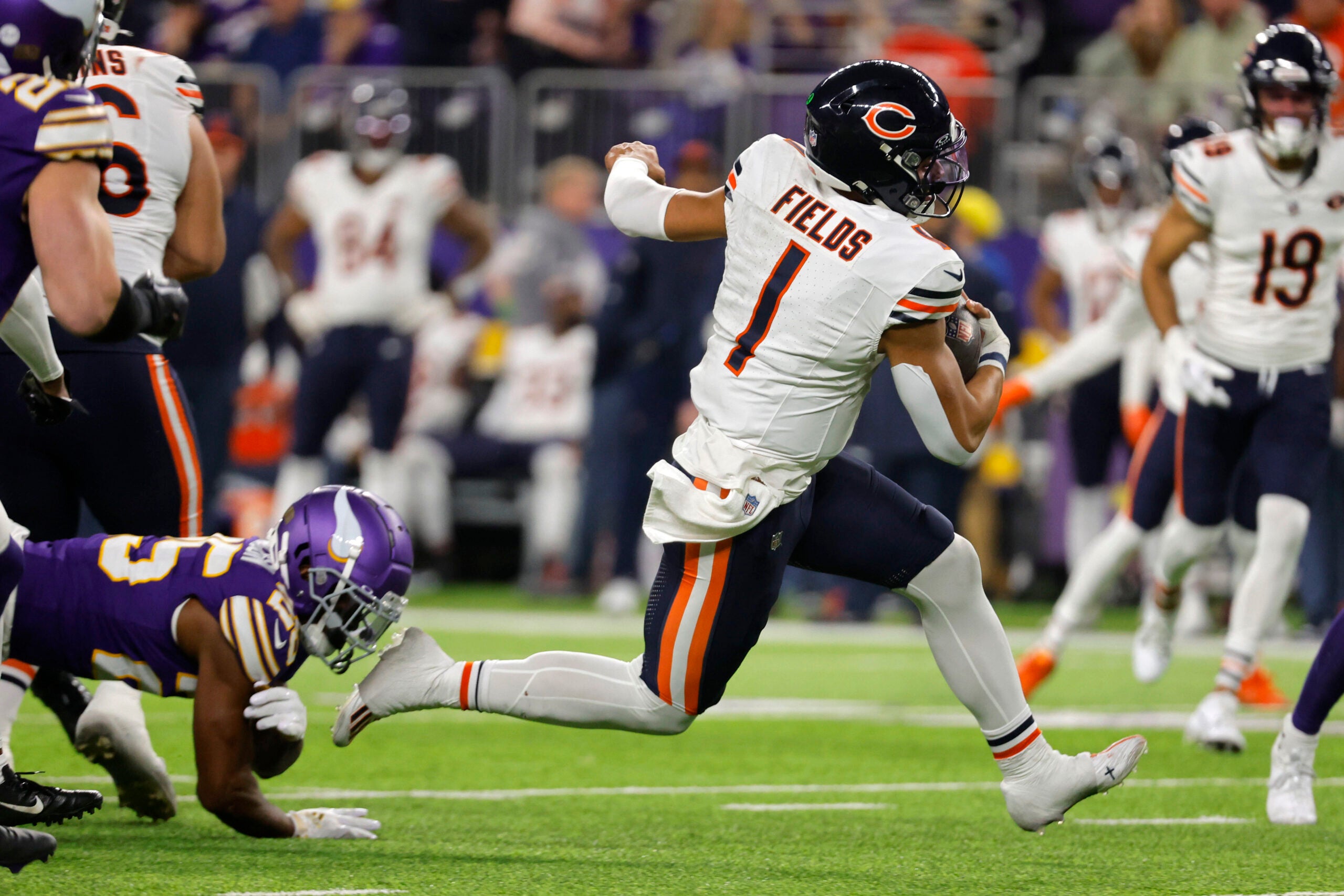 Bears outlast Vikings 12-10 4 after interceptions of Josh Dobbs