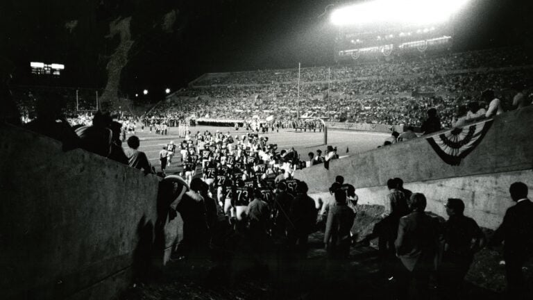 Patriots fans' memories, Schaefer Stadium, 1971.