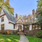 Tudor style home in Worcester, MA.