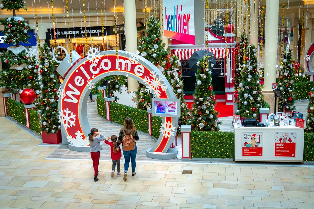The Burlington Mall during a previous holiday season.