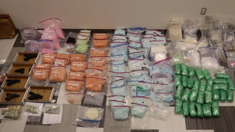 The FBI allegedly seized over 200 pounds of drugs during a raid on the North Shore last week.