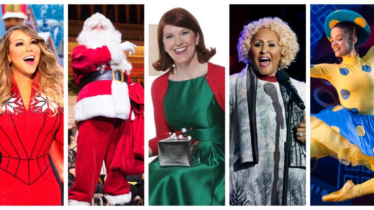 Mariah Carey, Santa at the Holiday Pops, Kate Flannery, Darlene Love, and the Urban Nutcracker