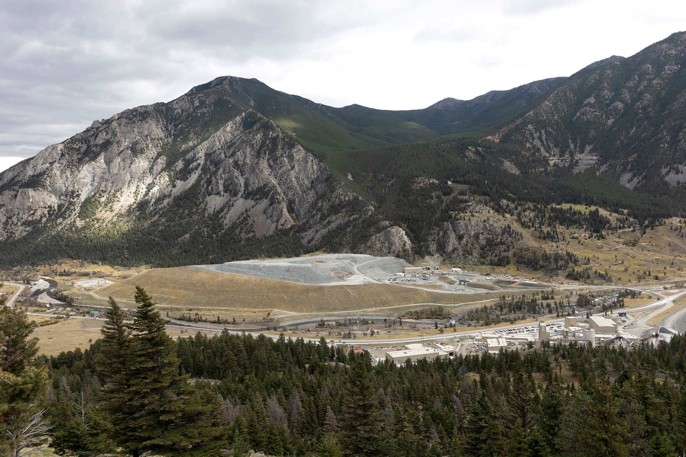 A Stillwater Mining site in Nye, Mont.