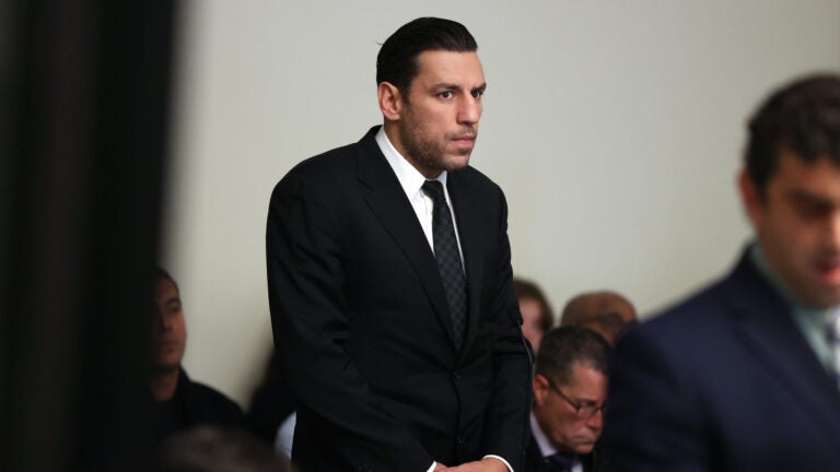 Bruins forward Milan Lucic was arraigned on a charge of assaulting his wife on Tuesday in Boston Municipal Court. He plead not guilty to assault and battery charged.