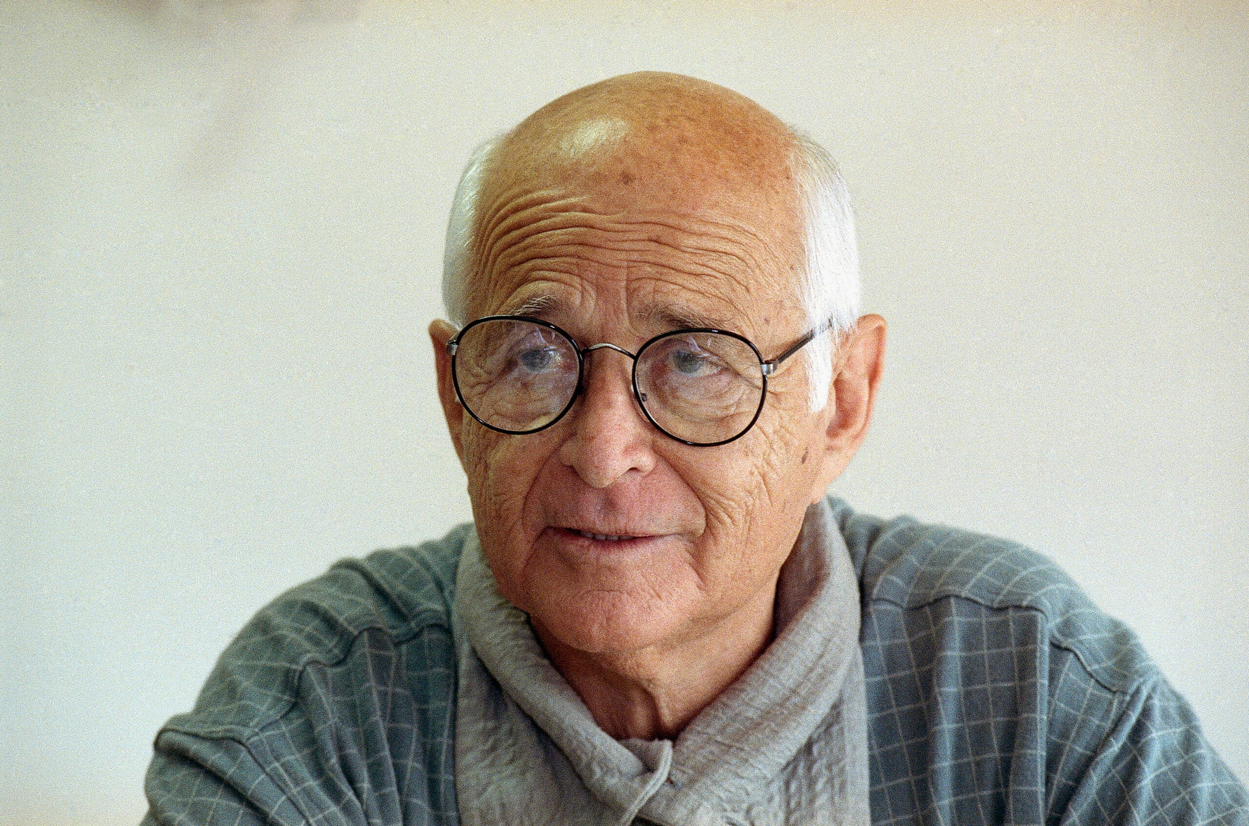 TV producer and writer Norman Lear, appears during an interview in 1991.