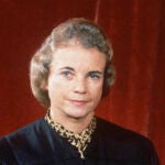 Supreme Court Associate Justice Sandra Day O'Connor poses for a photo in 1982.