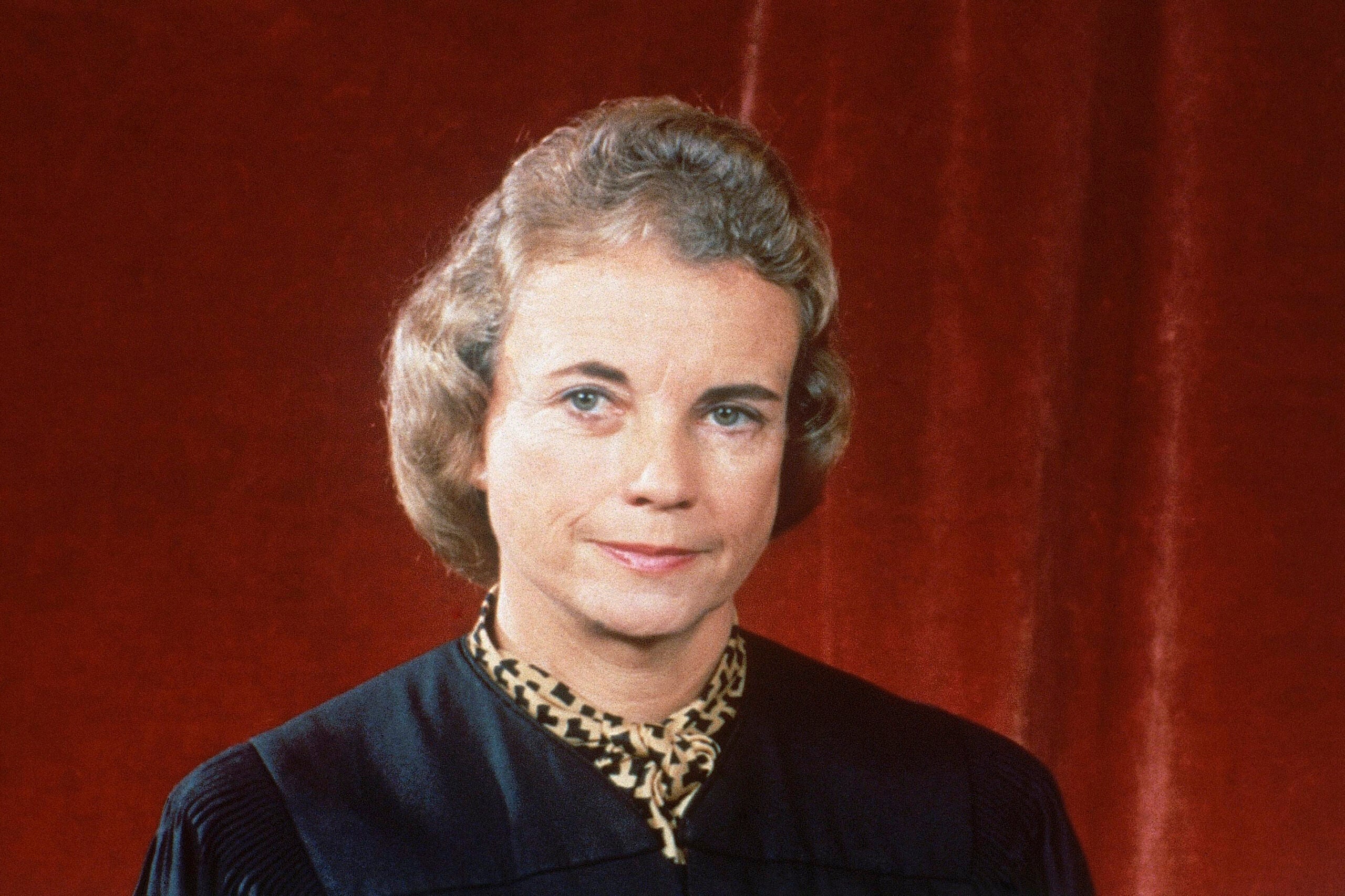 Supreme Court Associate Justice Sandra Day O'Connor poses for a photo in 1982.