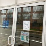 A sign that says "No Power" following a deadly storm that hit New England.