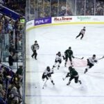 LOWELL, MASSACHUSETTS - JANUARY 03: A general view of the first period of the PWHL game between Minnesota and Boston at Tsongas Center on January 03, 2024 in Lowell, Massachusetts.
