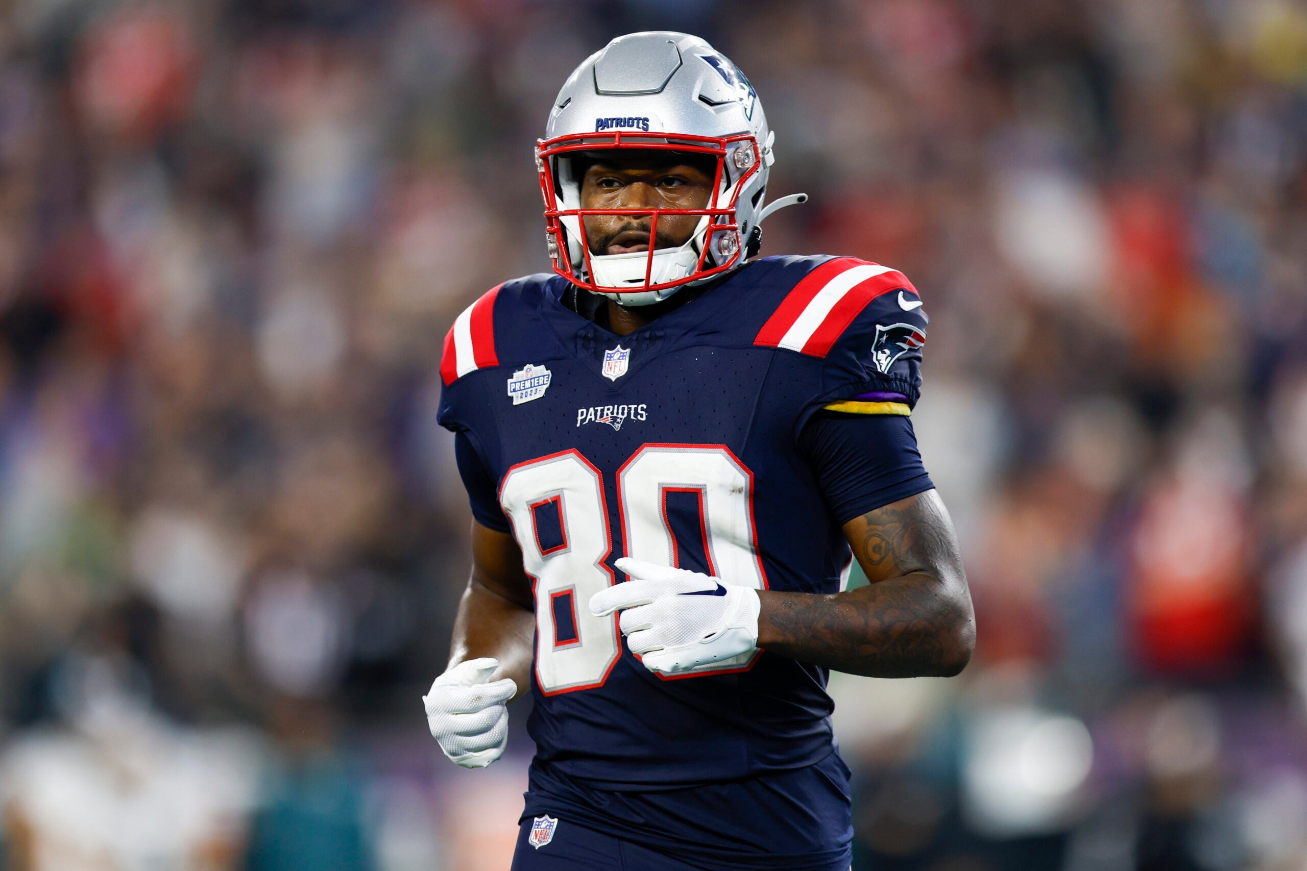 Patriots WR Kayshon Boutte arrested on online gambling charges