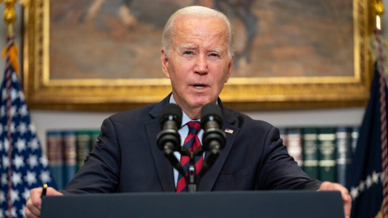 President Joe Biden speaks on student loan debt forgiveness.