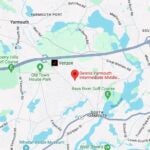 A Google Maps screenshot of Dennis-Yarmouth Middle School