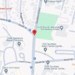 Screenshot of Quincy intersection of Southern Artery and South Street on Google Maps