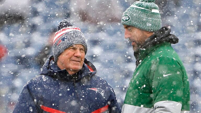 What Bill Belichick And Aaron Rodgers Talked About At Patriots Jets