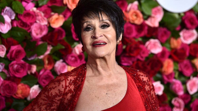 FILE - Chita Rivera arrives at the 72nd annual Tony Awards at Radio City Music Hall on Sunday, June 10, 2018, in New York.