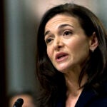 Facebook COO Sheryl Sandberg testifies.