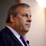 Chris Christie announced he is dropping out of the Republican presidential race at the Searles School and Chapel in Windham, N.H. on Wednesday.