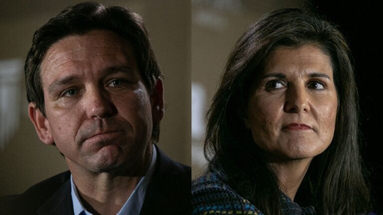 Ron DeSantis and Nikki Haley.