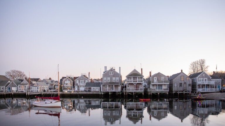 Old North Wharf Road in Nantucket, Mass.