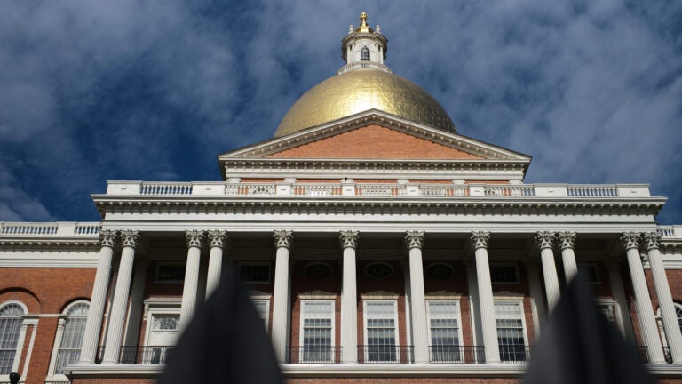 The Massachusetts State House.