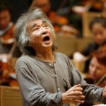 Former Director of the Boston Symphony Orchestra Seiji Ozawa.