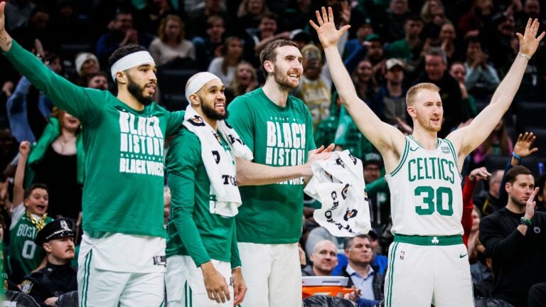 Boston Celtics players.