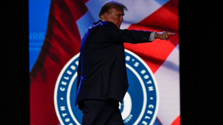 Republican presidential candidate former President Donald Trump.