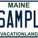The Maine Secretary of State’s Office shows Maine’s new license plate.