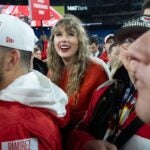 Taylor Swift wasn't just another face in the crowd after the AFC Championship game between the Chiefs and Ravens.