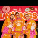 Ben Affleck, Tom Brady, and Matt Damon in a Super Bowl 2024 commercial for Dunkin' Donuts.
