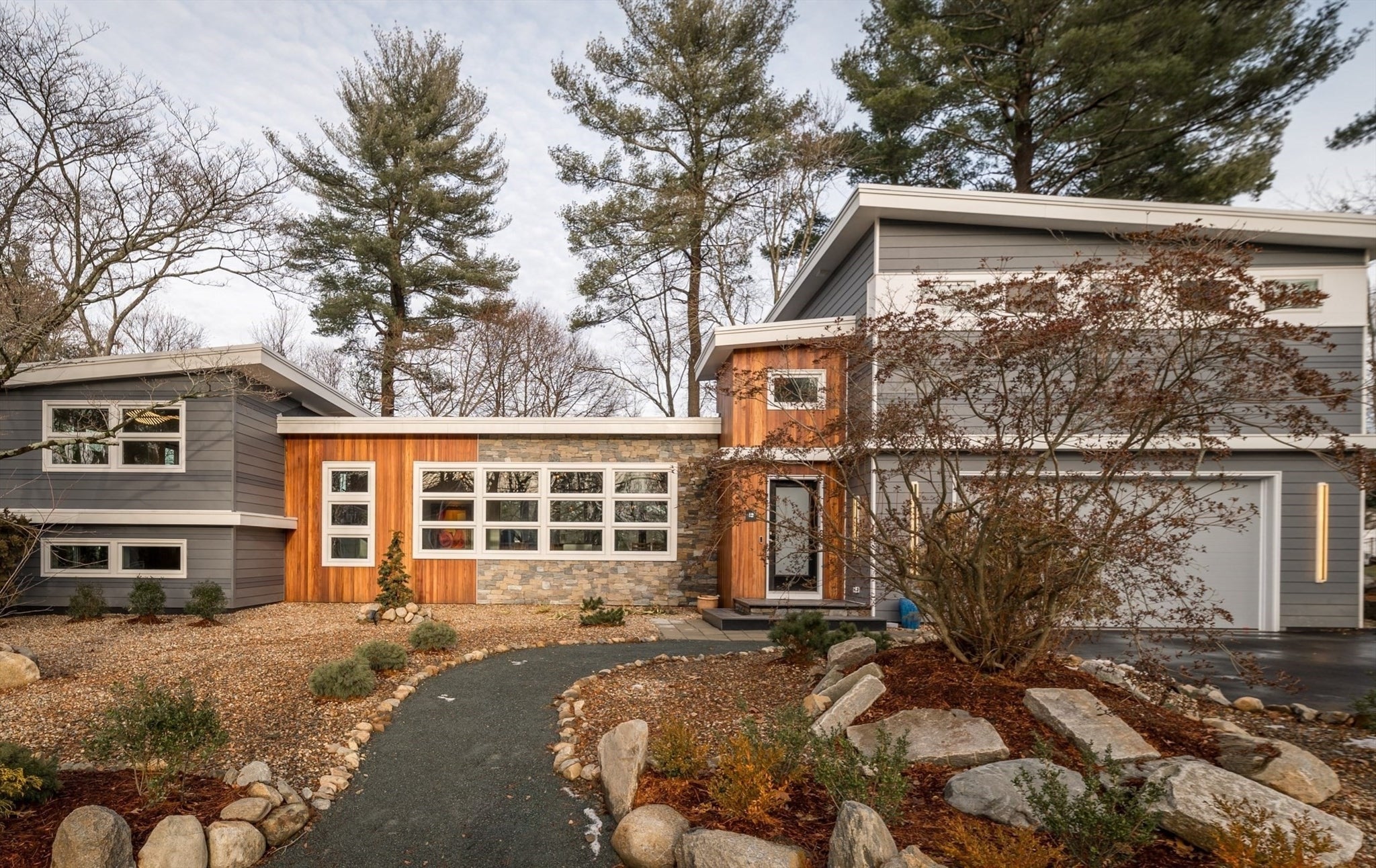 In my kind of town, a mid-century modern house with a