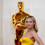 Brittany Snow arrives at the Oscars on Sunday, March 10, 2024, at the Dolby Theatre in Los Angeles.