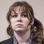 FILE - "Rust" movie armorer Hannah Gutierrez-Reed stands by her defense team during her involuntary manslaughter trial, Tuesday, March 5, 2024, at the First Judicial District Courthouse in Santa Fe, N.M.