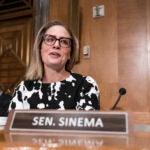 Independent Sen. Kyrsten Sinema of Arizona has announced that she won’t run for a second term. Her decision Tuesday comes after her estrangement from the Democratic Party left her politically homeless and without a clear path to reelection.