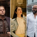 Oscars 2024 predictions: Leonardo DiCaprio in "Killers of the Flower Moon," Emma Stone in "Poor Things," and Jeffrey Wright in "American Fiction."