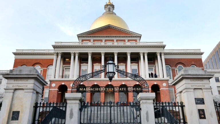 FILE - The Massachusetts State House is seen, Jan. 2, 2019, in Boston. A Massachusetts bill that bars someone from sharing explicit images or videos without their consent was approved Thursday, March 21, 2024, by the Massachusetts Senate.