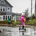 A rainy-day photo from Vineyard Haven