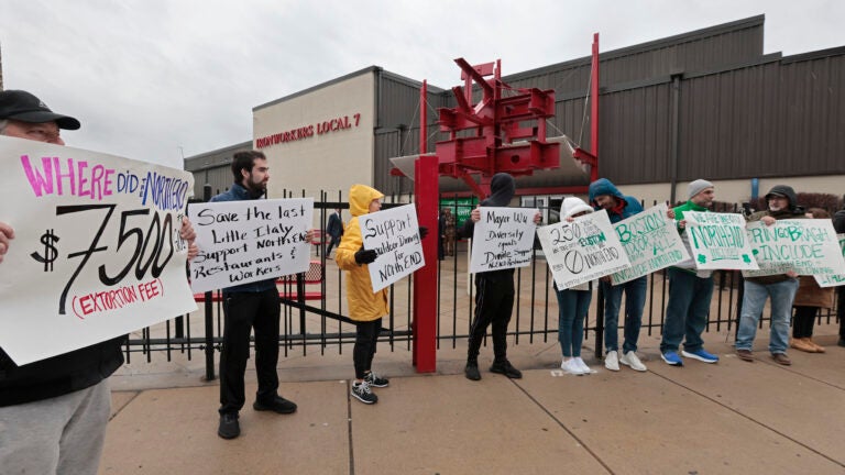 ‘st. Patrick was italian’: north end restaurant owners protest outdoor dining restrictions at st. Patrick's day breakfast