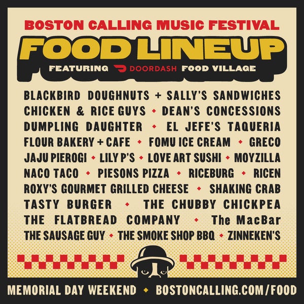 Here's the Boston Calling 2024 food and drink lineup