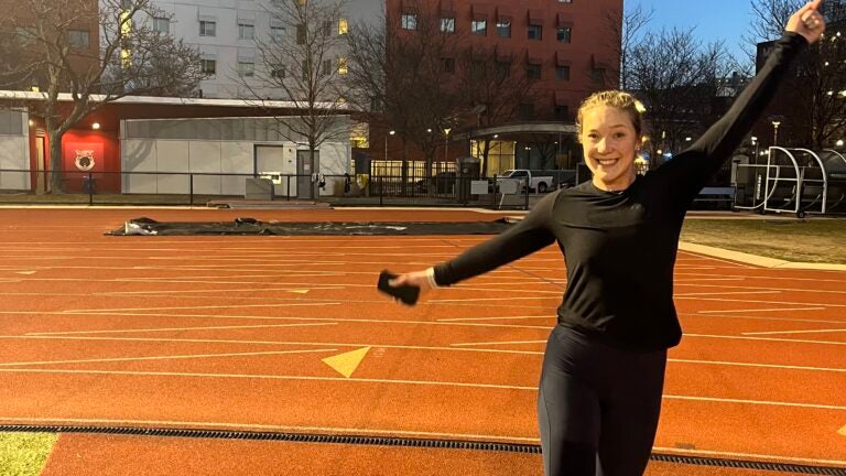 Julia sinton is running boston for colin's joy project