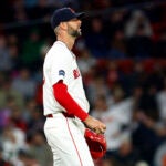 Red Sox reliever Chris Martin allowed four runs in the seventh inning.