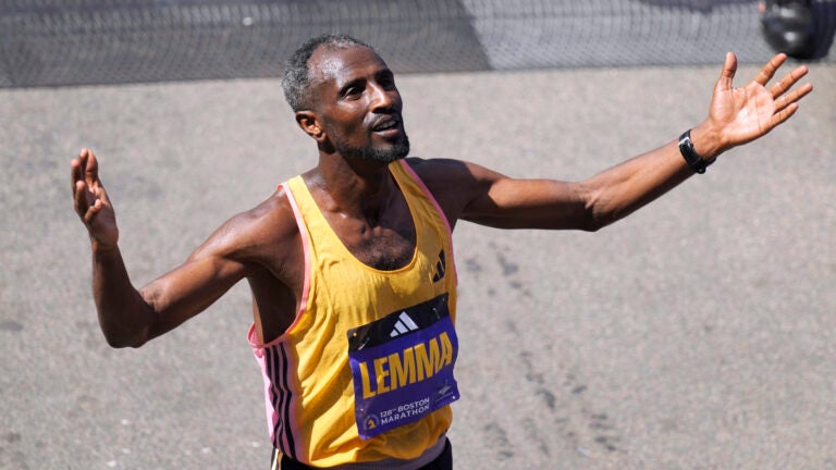 Sisay Lemma Boston Marathon winners