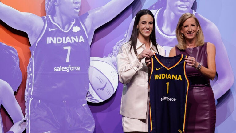Caitlin Clark taken No. 1 in the WNBA draft by the Indiana Fever