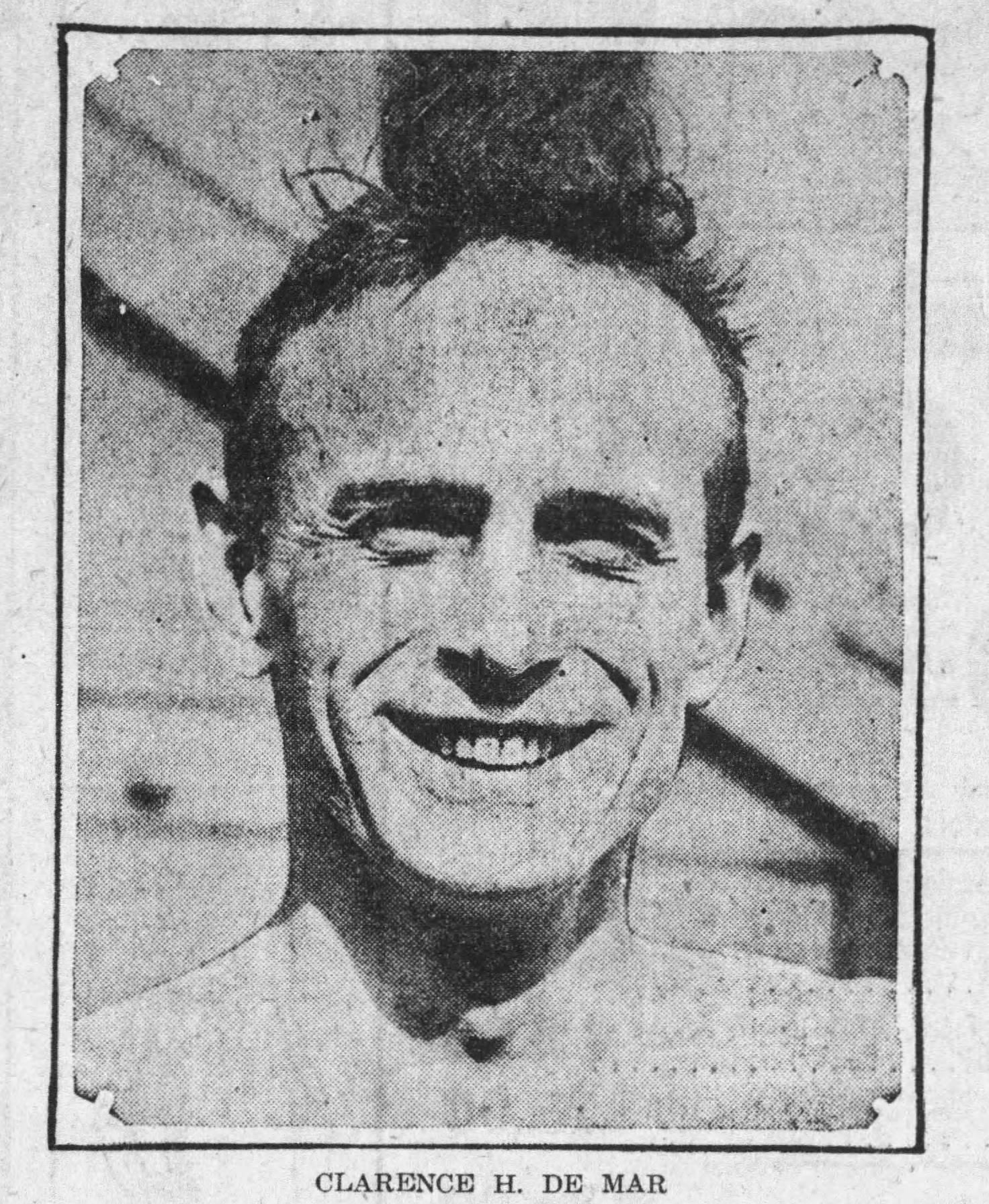 Boston Marathon great Clarence DeMar reached his apex in 1924