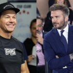 Mark Wahlberg, left, and David Beckham.