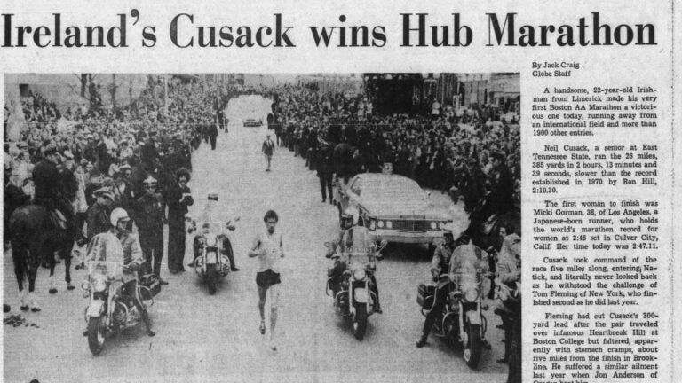 Neil Cusack, only Irish Boston Marathon winner, reflects on win