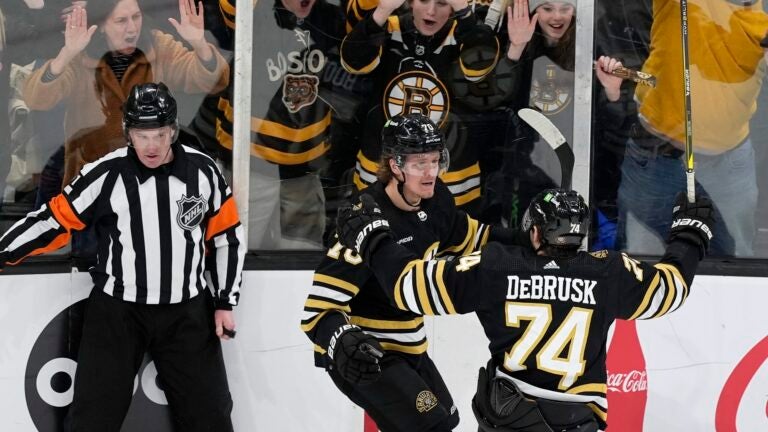 Watch: Bruins' Jesper Boqvist Goes Up Top For OT Game-winner